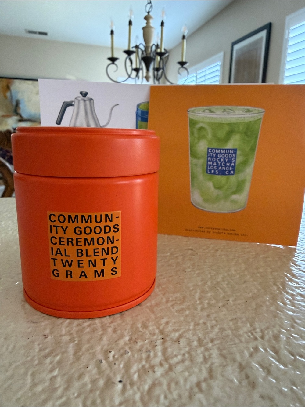 Rockys matcha x community goods limited edition and sold out